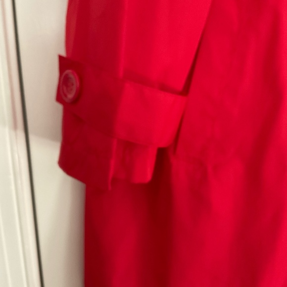 BFA Classics Trench Style Coat, Red, Size XL, NWOT - Picture 3 of 4